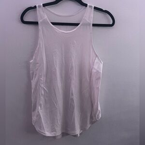 lululemon athletica White Sleeveless Tank Top